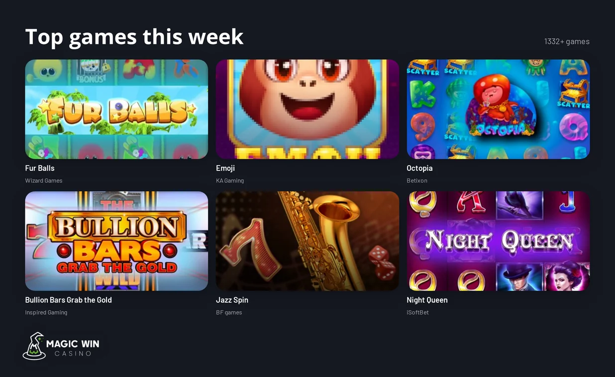 Check trending slot titles.